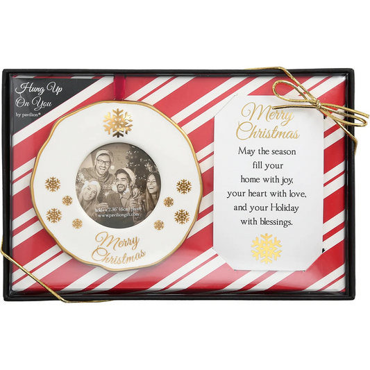 Merry Christmas Photo Frame Ornament