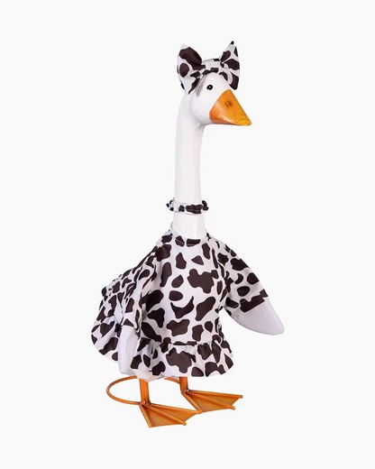 Cow Print Gown Goose Outfit