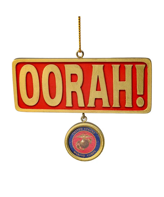 U.S. Marines "OORAH!" Ornament