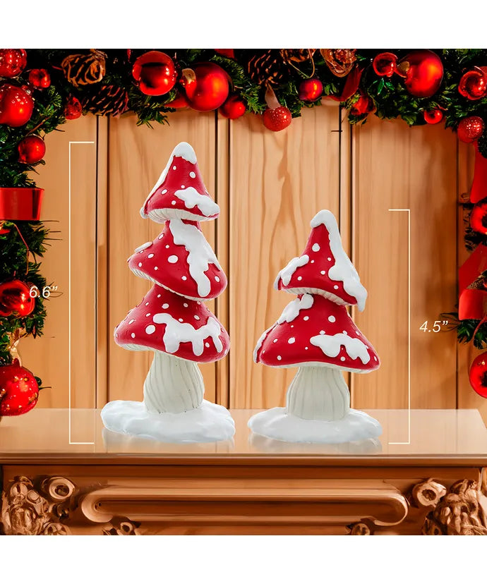 Mushroom Tree Set Decor