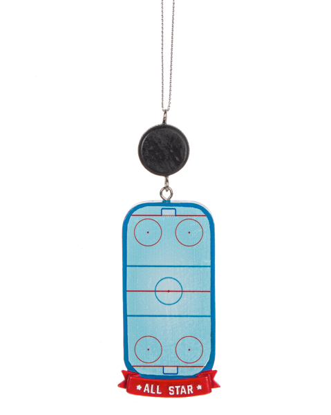 Hockey Rink All Star Ornament