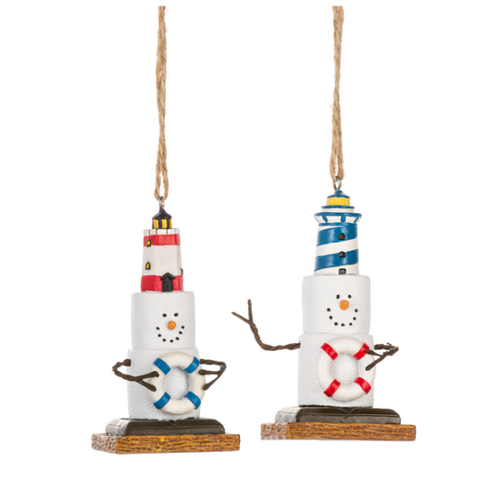 S'mores Lighthouse Ornament