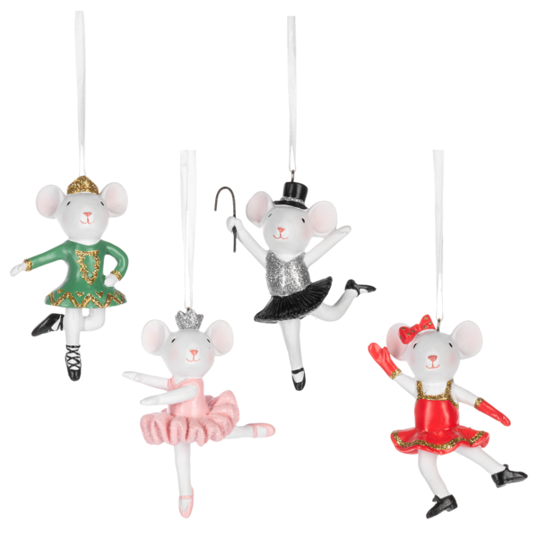 Dance Mouse Ornament