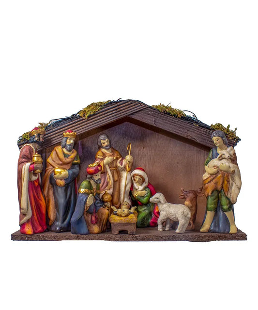 Nativity Figures With Stable Set