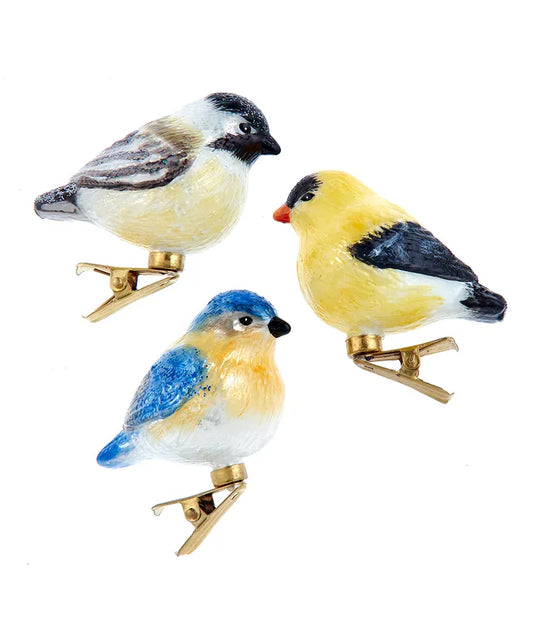 Chubby Bird Clip Ornament