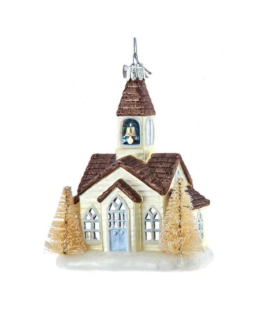 Church Glass Ornament
