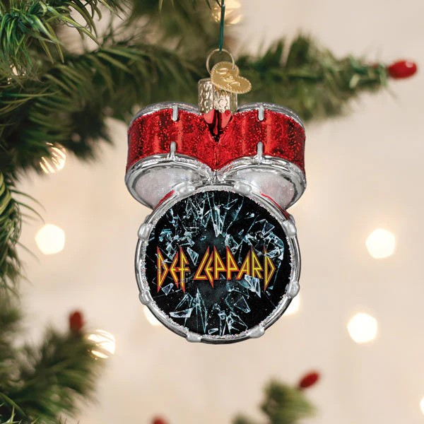 Def Leppard Drum Ornament
