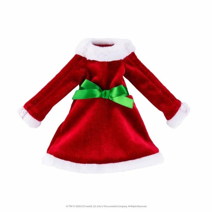 Sleighing as Santa Party Dress