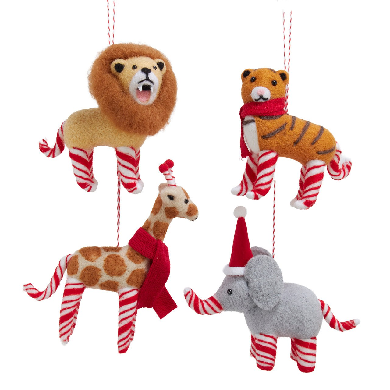 Wool Zoo Animal Ornament