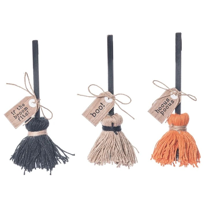 Spooky Broom Decor