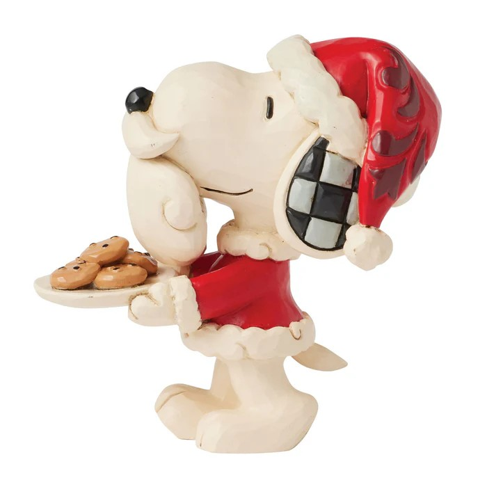 Santa Snoopy Mini Figurine