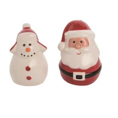 Santa/Snowman S&P Set