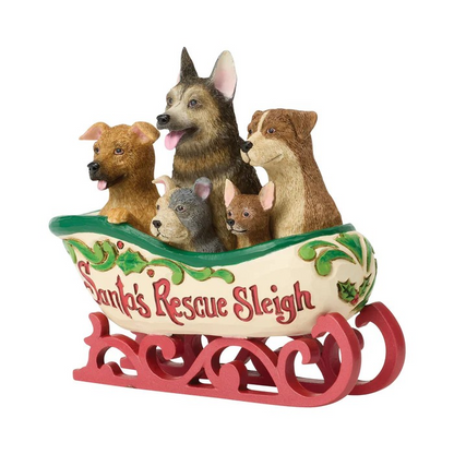 A Tail-Wagging Christmas Figurine