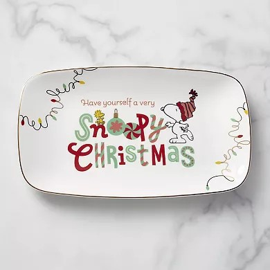Snoopy Christmas Tray