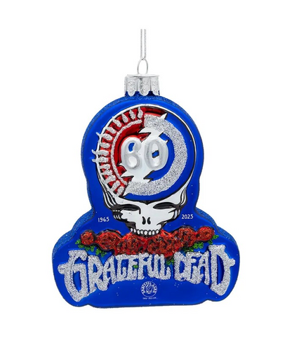 Grateful Dead 60 Years Glass Ornament