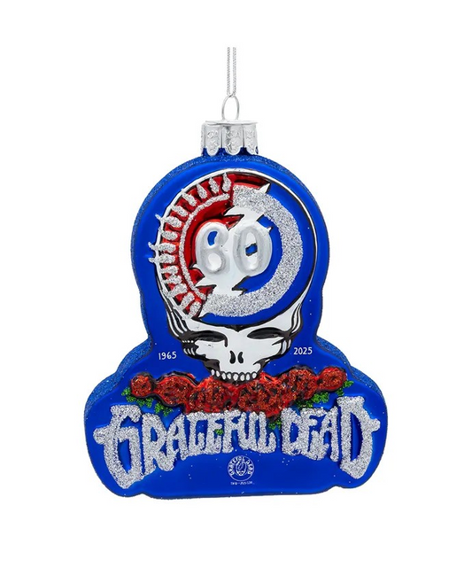 Grateful Dead 60 Years Glass Ornament