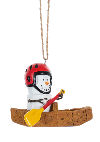 S'mores Rafting Water Sport Ornament