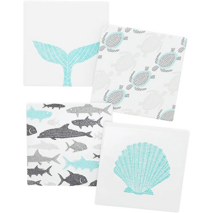 Beach Ceramic Coaster Set