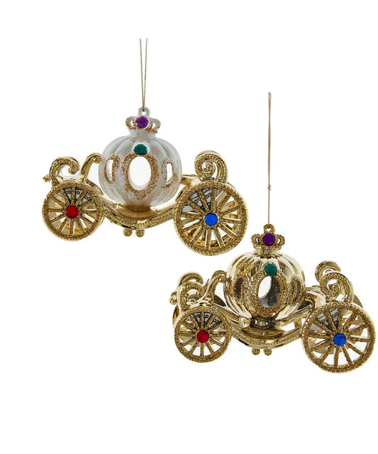 Carriage With Jewels Ornament