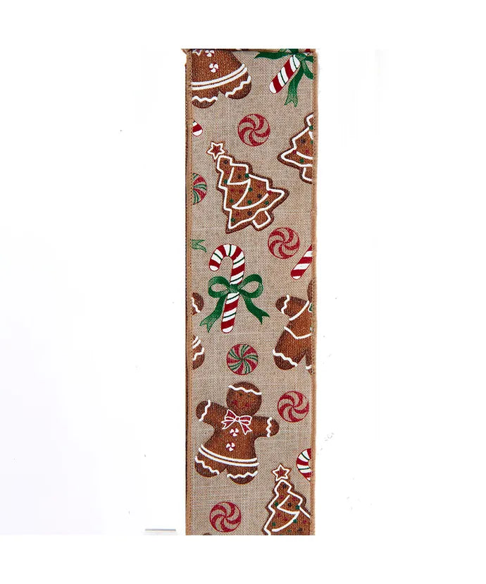 10YD Gingerbread Ribbon