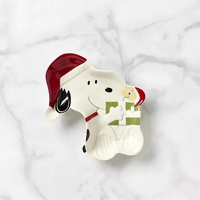 Snoopy Christmas Candy Dish