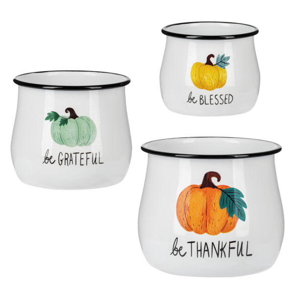 Pumpkin Mini Planter Set/3