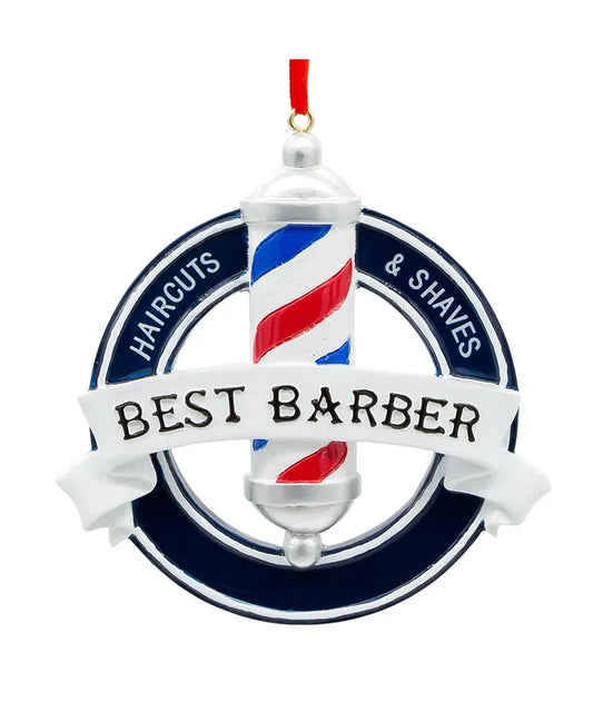 Best Barber Ornament