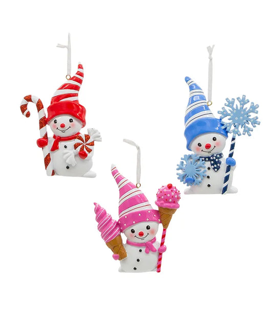 Jolly Jingles Snowman Ornament