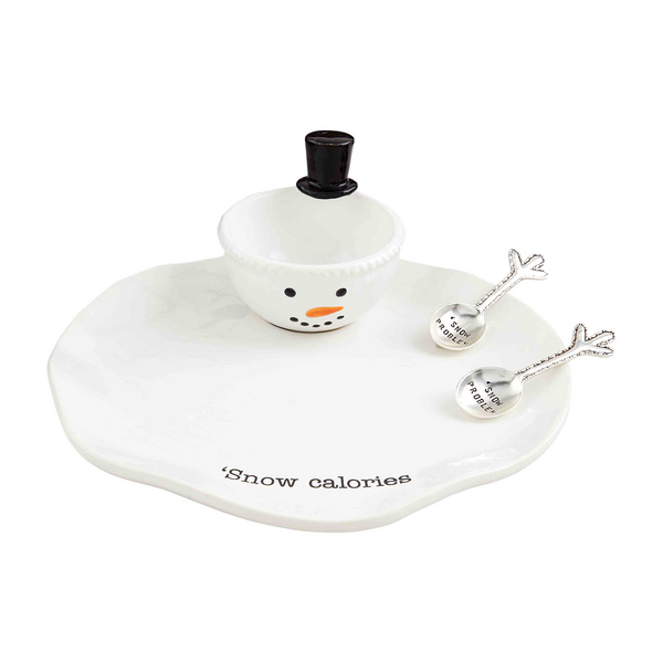 Snowman Chip & Dip Server