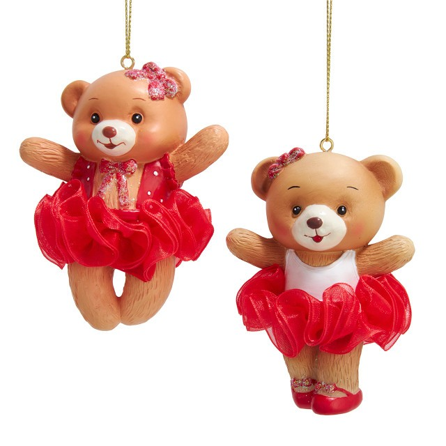 Ballet Teddy Bear Ornament