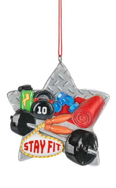 Gym Stay Fit Ornament