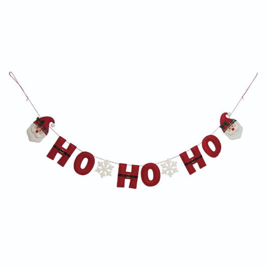 Ho Ho Ho Felt Banner