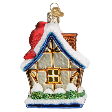 Cardinal Birdhouse Ornament