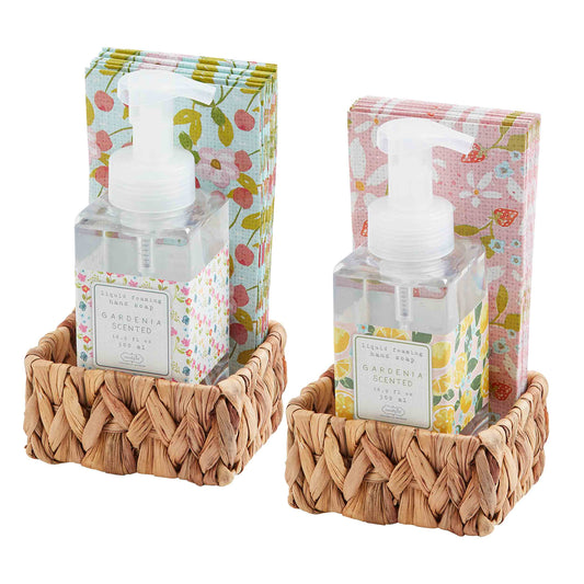 Floral and Napkin Soap Set
