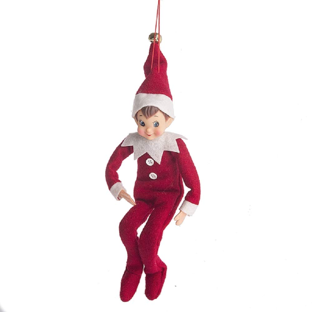 Elf Fleece/Plastic Boy ornament