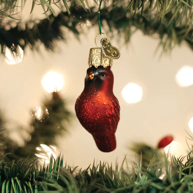 Gumdrops Mini Red Cardinal Ornament