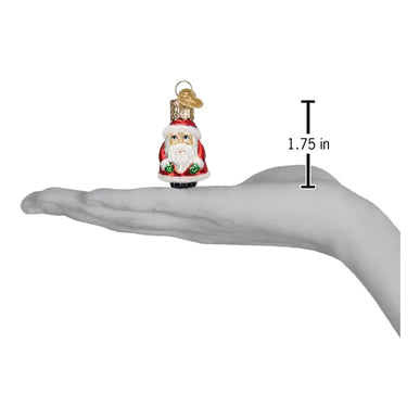 Gumdrops Mini Santa Ornament