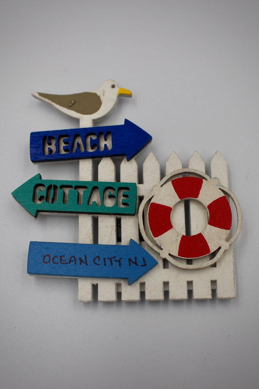 OC Seagull & Sign Magnet