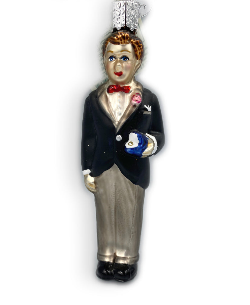 Groom - Brunette Ornament