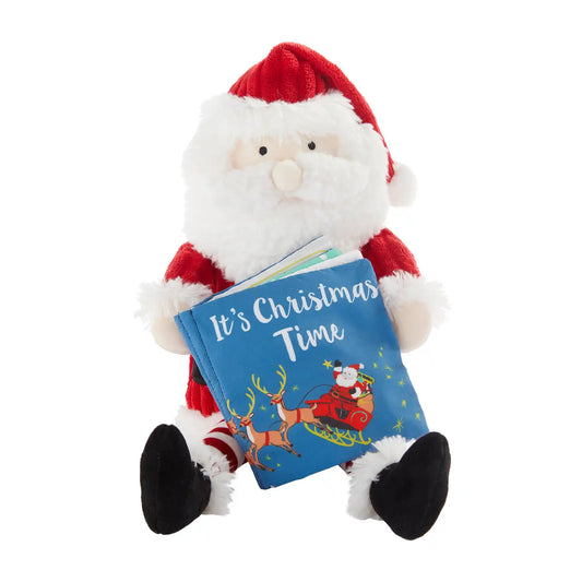 Santa Plush with Book