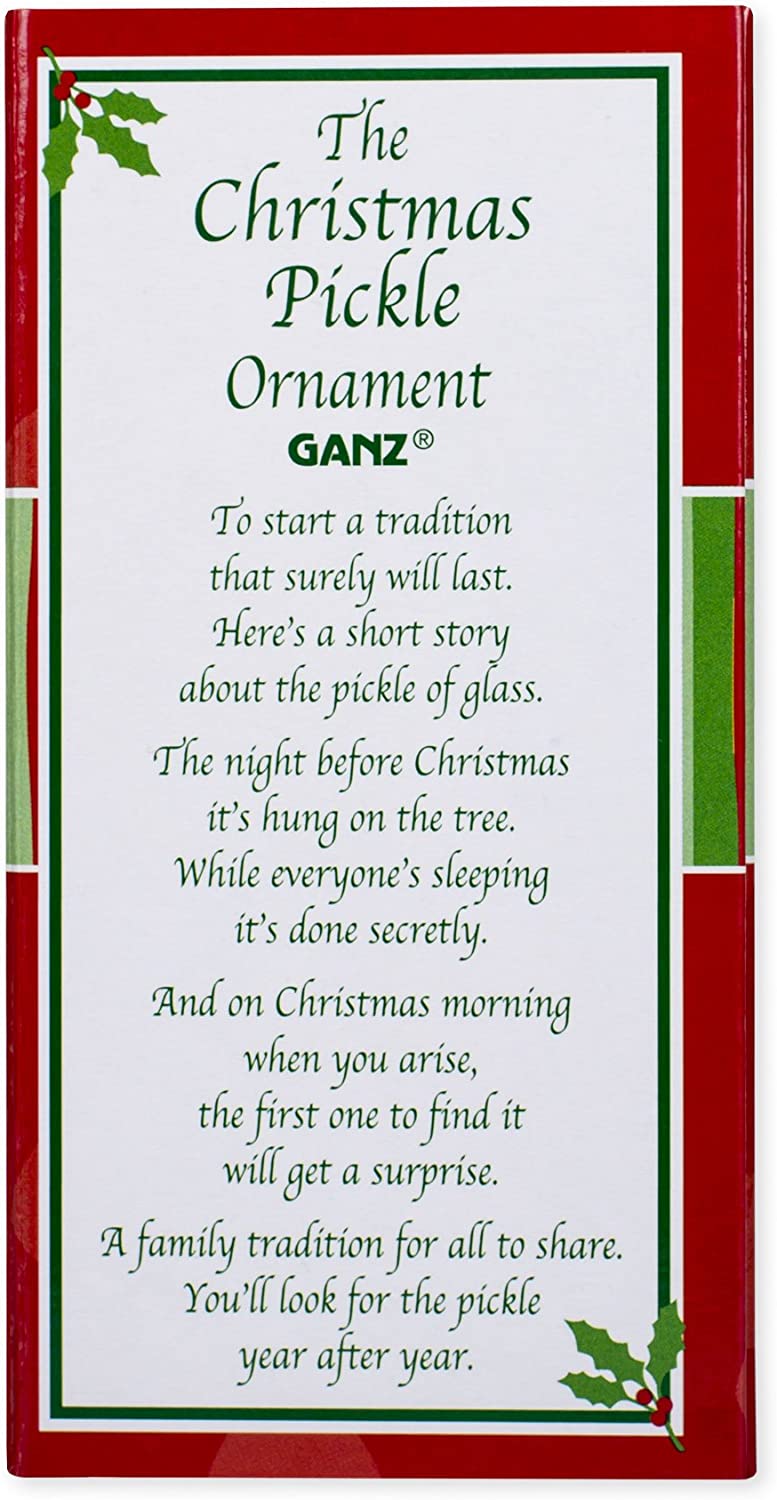 Pickle Ornament in a Box