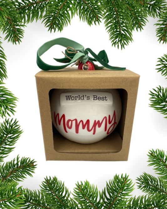 World's Best Mommy ornament