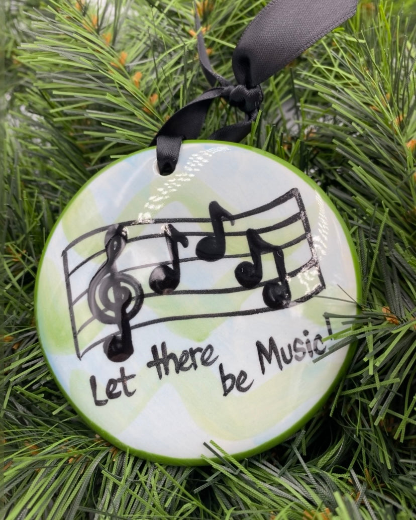 Let There Be Music Ornament