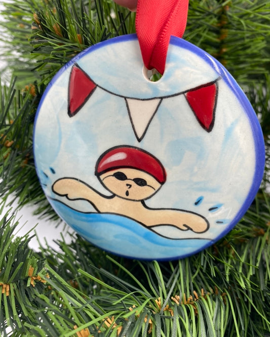 Swimming Ornament