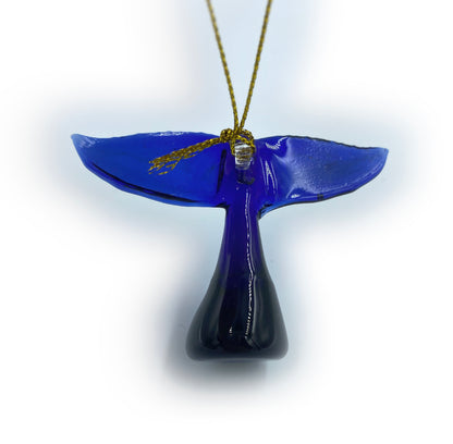 Whales Tail Egyptian Glass Ornament