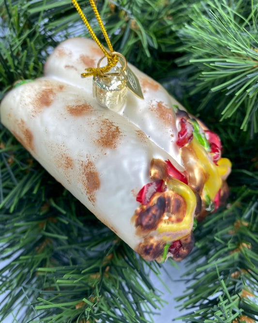 Fajita Glass ornament