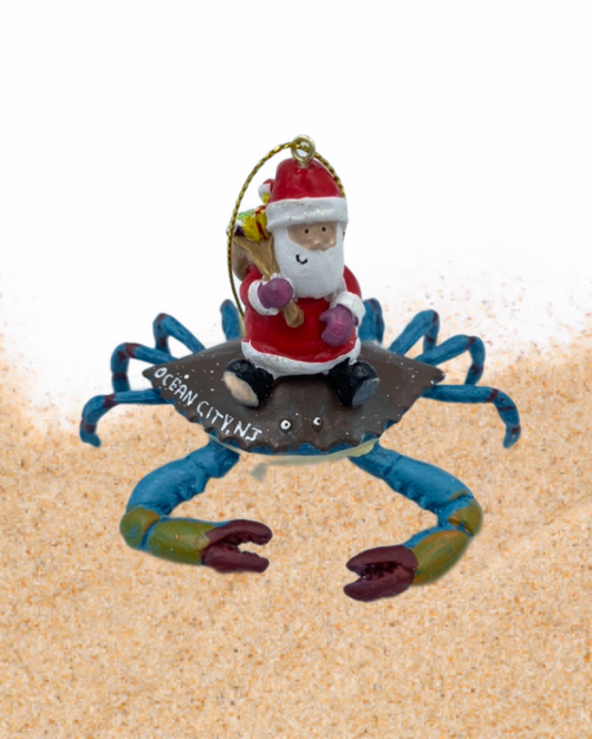 Santa on Blue Crab