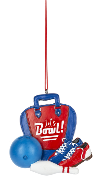 Let's Bowl Bowling Ornament