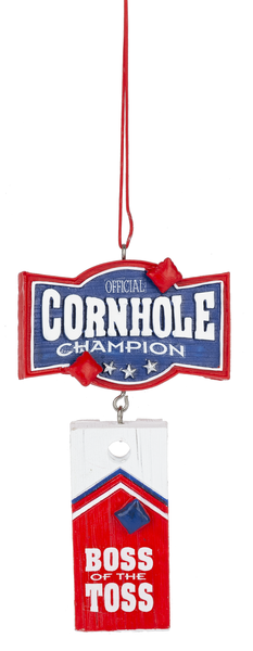 Cornhole Champion Toss Ornament
