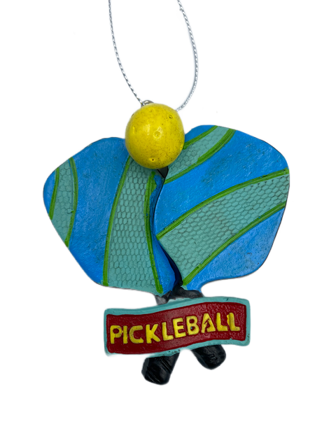 Pickle Ball Racquet Ornament
